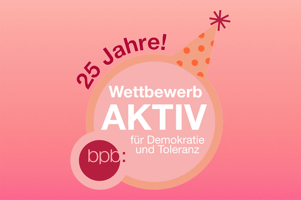 Logo des Wettbewerbs "Aktiv für Demokratie und Toleranz"