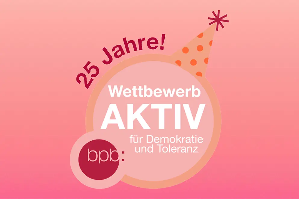 Logo des Wettbewerbs "Aktiv für Demokratie und Toleranz"