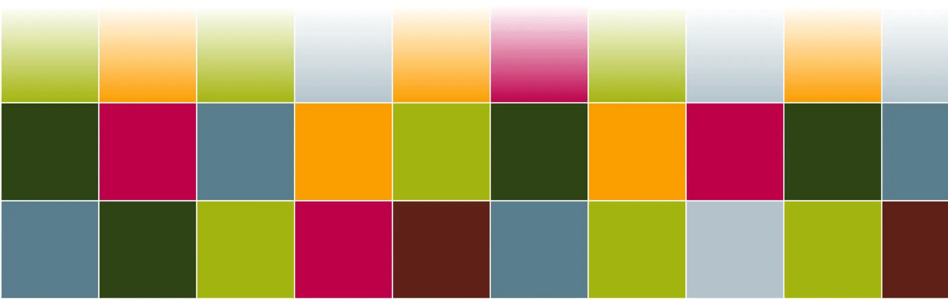 Mehrere bunte Kacheln