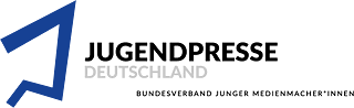 Schriftgrafik: Jugendpresse Deutschland. Bundesverband junger Medienmacher:innen