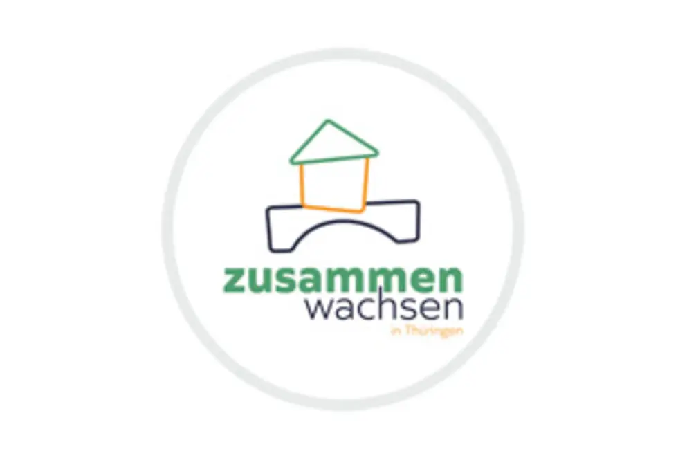 Schriftgrafik: zusammen wachsen in Thüringen