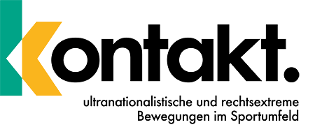 Logo kontakt. – ultranationalistische und rechtsextreme Bewegungen im Sportumfeld
