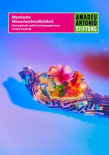 Titelbild der Broschüre "Mystische Menschenfeindlichkeit"