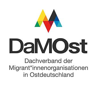 Logo Dachverband der Migrant*innenorganisationen in Ostdeutschland – DaMOst