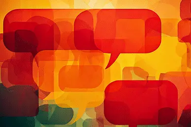 Grafik: Sprechblasen ohne Text