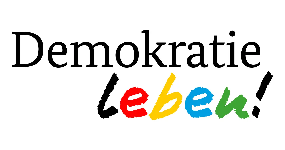 Logo "Demokratie leben!"